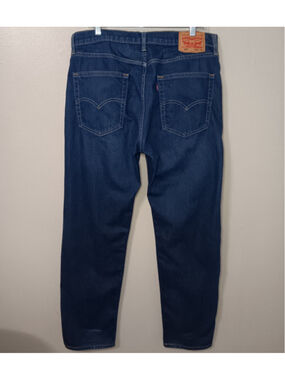 Levi’s 505 Men's 36x32 Blue Jeans Dark Wash Denim Classic Straight Fit Levis
